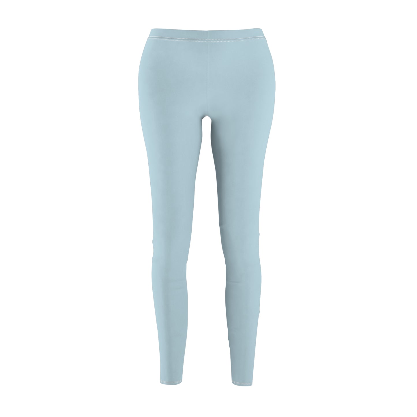 Pastel Light Blue Luxe Leggings – Soft, Stretchy