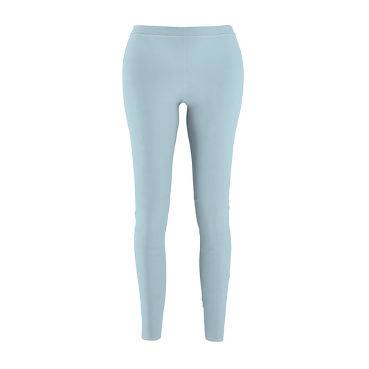 Pastel Light Blue Luxe Leggings – Soft, Stretchy