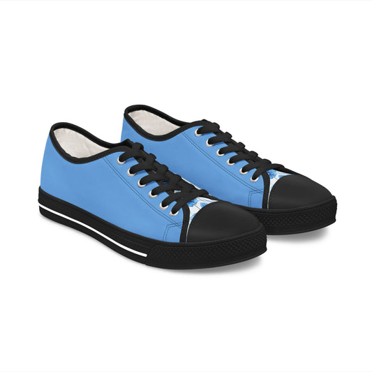 Blue Blossom Sneakers – Chic, Lightweight