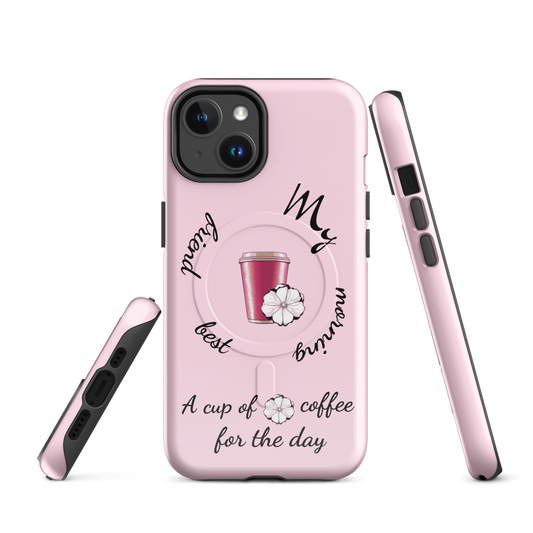Coffee Quote MagSafe® iPhone Case – Chic, Protective & Made Just for You!